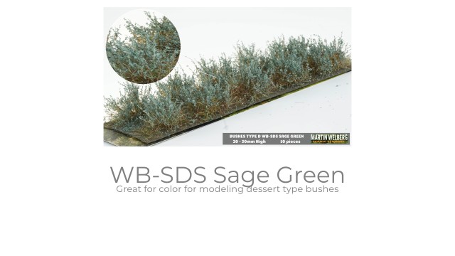 Bushes type D Sage Green