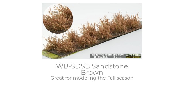 Bushes type D Sandstone Brown