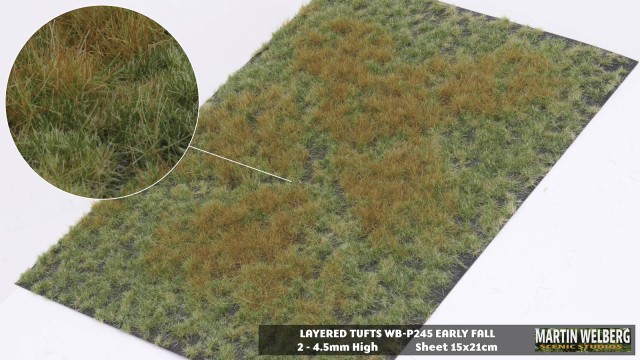 Layered Tufts 2-4mm golden summer