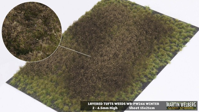 Layered Tufts Weeds 2-4mm Early Winter