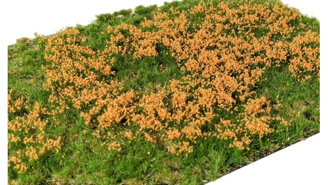 Layered Tufts Flowers orange