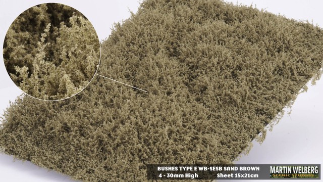 Bushes type E Sand Brown