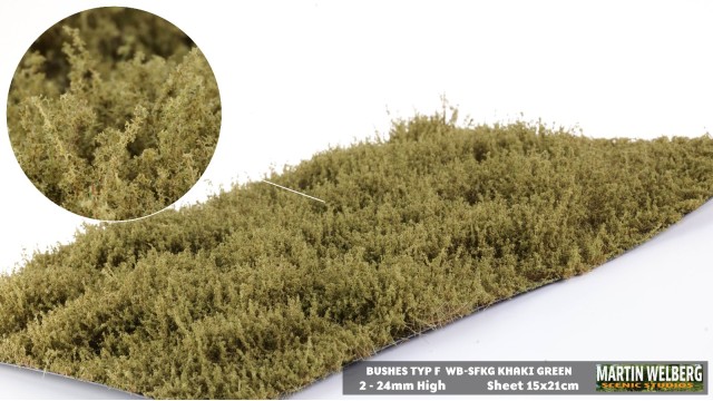 Bushes type F Khaki Green