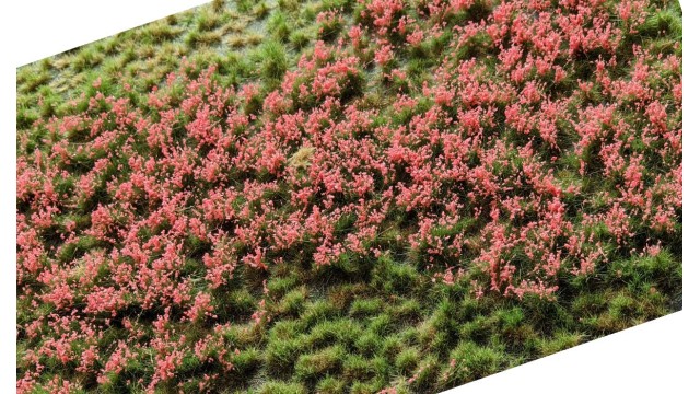 Layered Tufts Flowers Pink