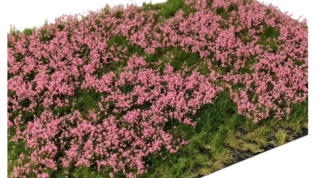 Layered Tufts Flowers Pink