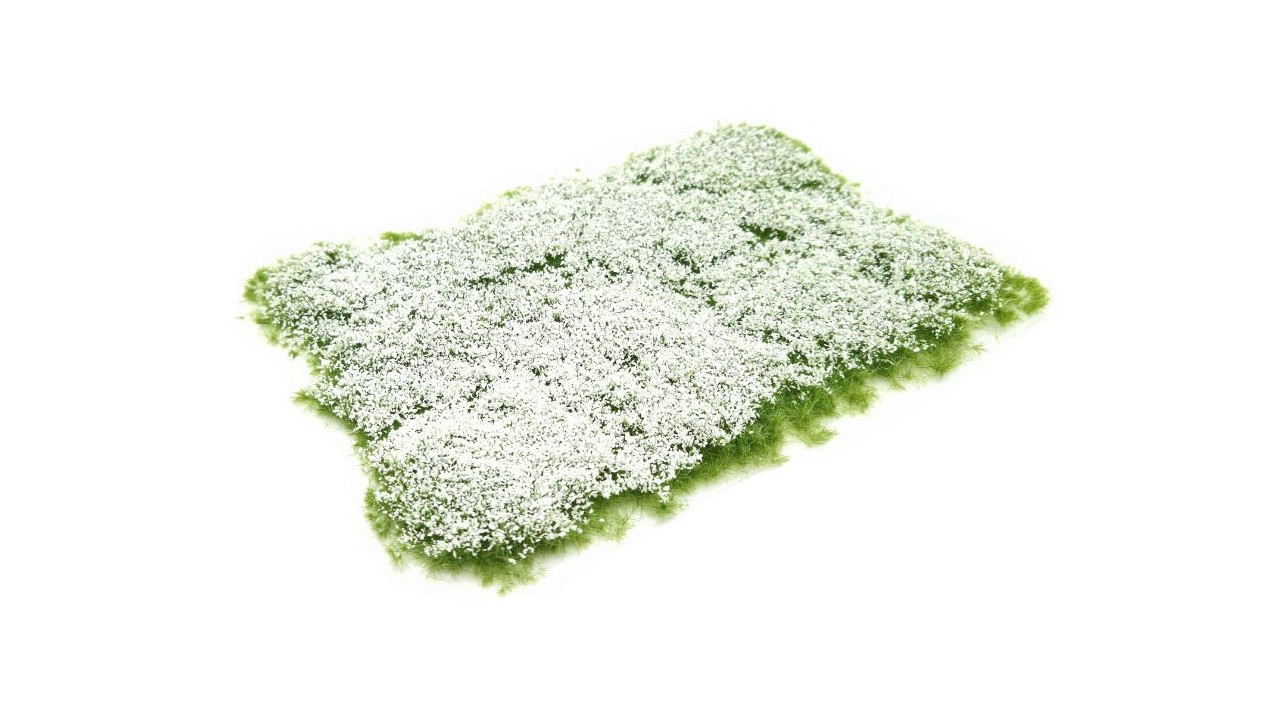 Flower tufts white 6 mm