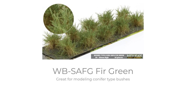 Bushes type A Fir Green