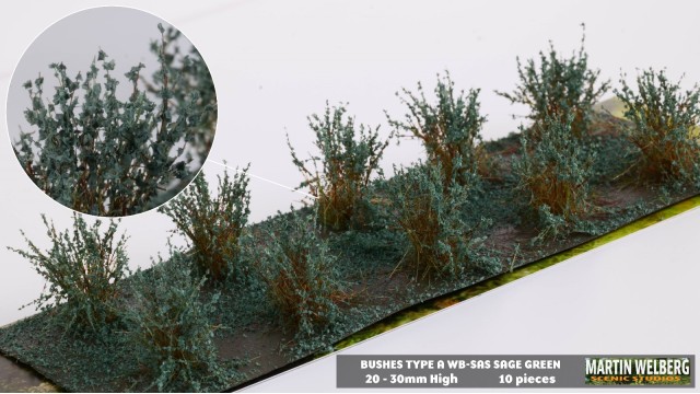 Bushes type A Sage Green