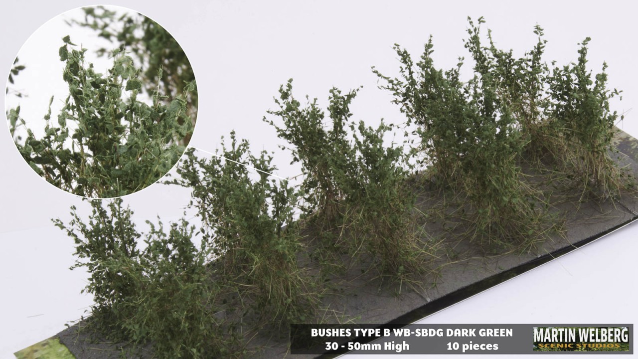 Bushes type B dark green