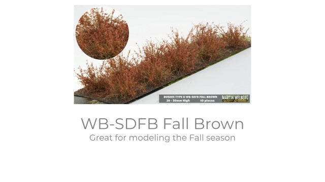 Bushes type D Fall Brown