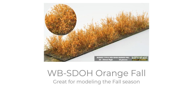 Bushes type D Orange Fall